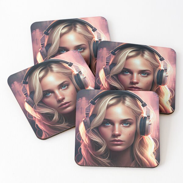 Item preview, Blonde Techno girl designed and sold by NATHAN ZEHNER.