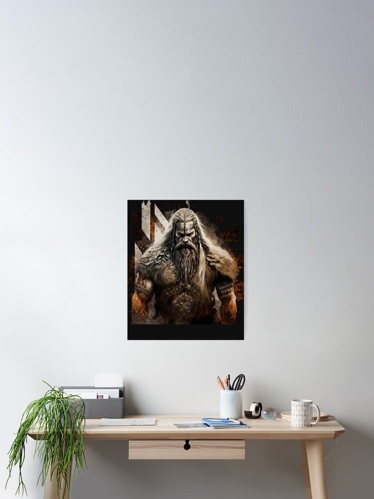 Scandinavian God - Odin Poster for Sale by MyFavorTee