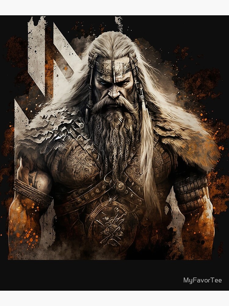 Scandinavian God - Odin Poster for Sale by MyFavorTee