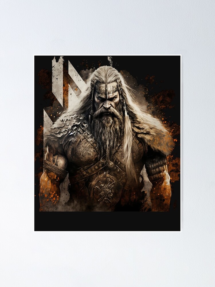 Scandinavian God - Odin Poster for Sale by MyFavorTee