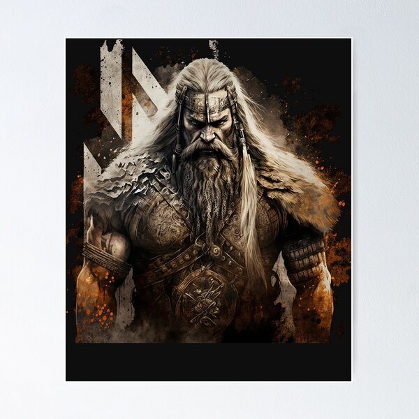 Scandinavian God - Odin Poster for Sale by MyFavorTee