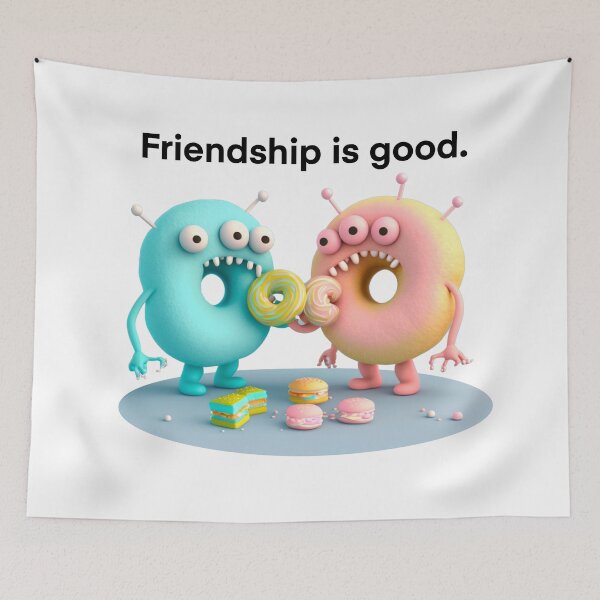 Item preview, Friendship is good. designed and sold by MichellesMedArt.