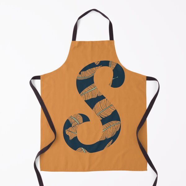 Item preview, Leaf/Feather Pattern Letter S Monogram designed and sold by Gumblebee Design.