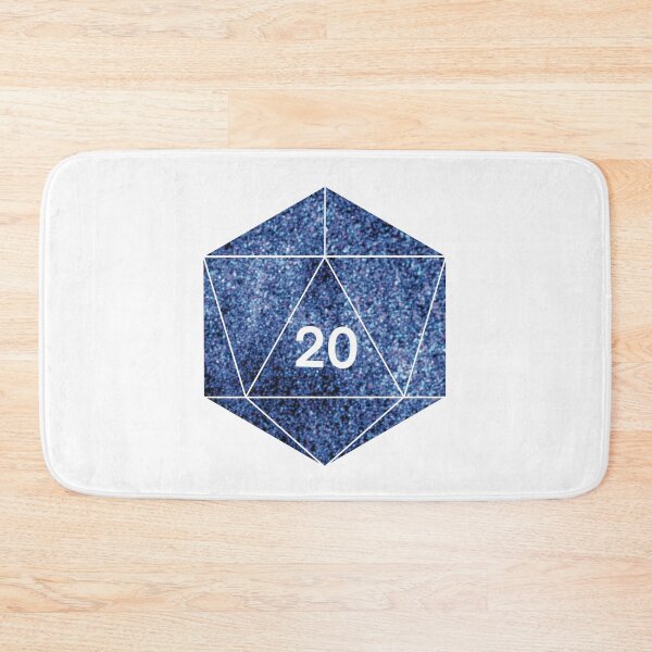 Item preview, Purple Glitter D20 designed and sold by SnugBugsGaming.