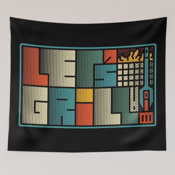 Item preview, Let's Grill (retro style) designed and sold by DKdesigns27.