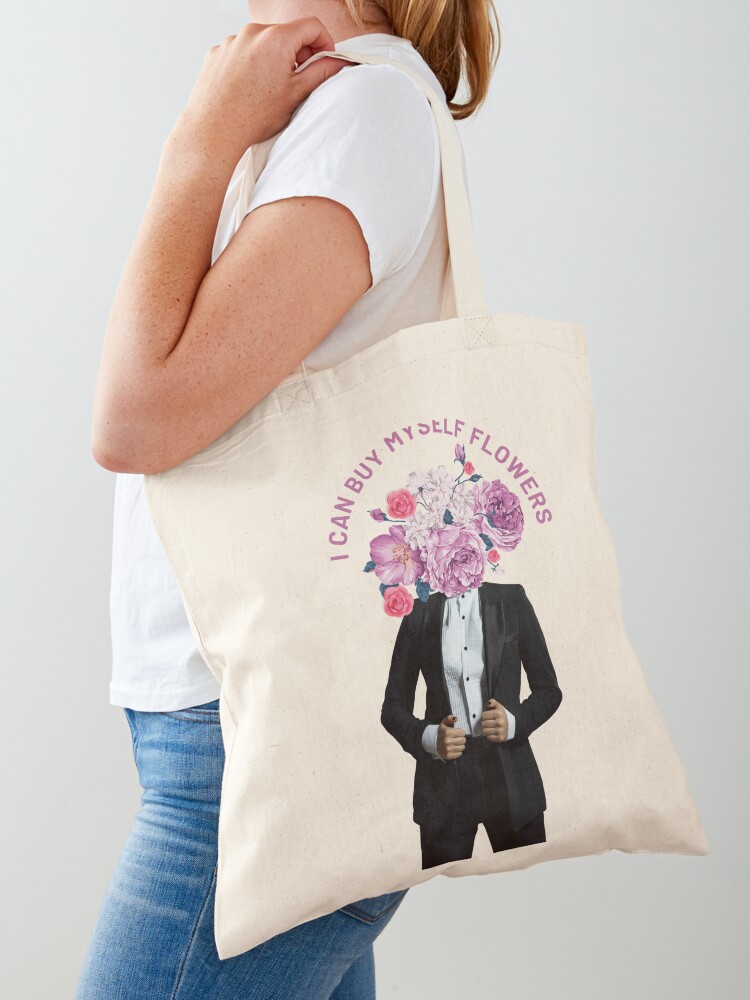 I Can Buy Myself Flowers Tote Bag - Salt and Sparkle