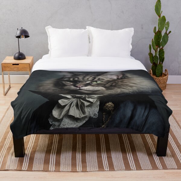 Item preview, Hyper Realistic Cat Portrait Royal Renaissance Animal – Photorealism Classic Royal Portrait Of A Cat designed and sold by MadeByRobots.