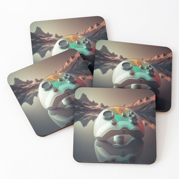 Item preview, futuristic game controller - multiverse designed and sold by BIBIHOX.