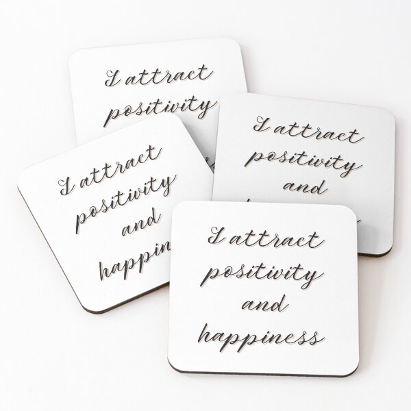 Item preview, I attract positivity and happiness  designed and sold by Ivory  Craft.