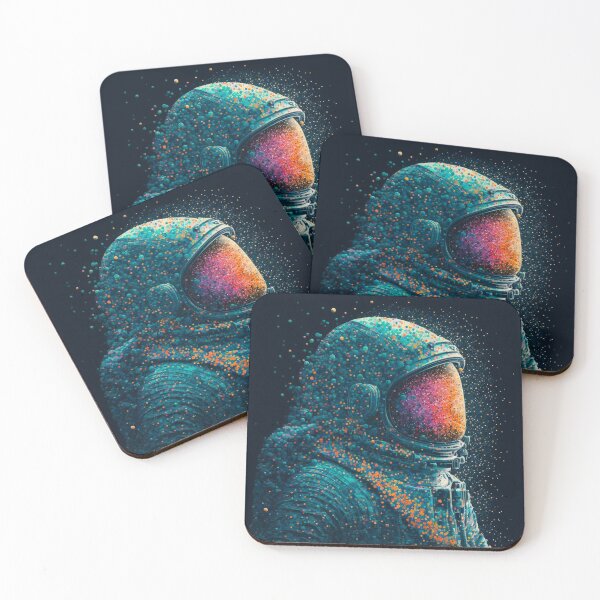 Item preview, Astronaut Pointillism designed and sold by ArtMadeByAI.