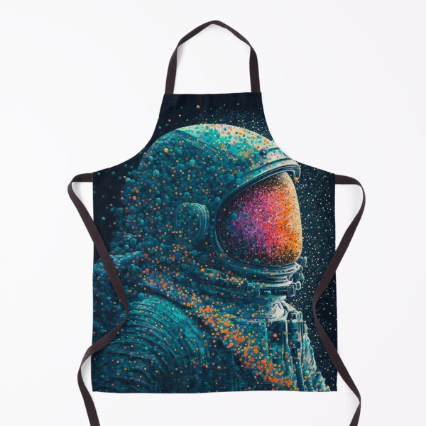 Item preview, Astronaut Pointillism designed and sold by ArtMadeByAI.