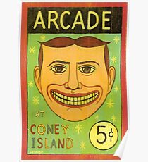 Arcade at Coney Island Poster