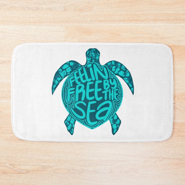 Item preview, Sea turtle - blue aqua designed and sold by FreckleFairyArt.