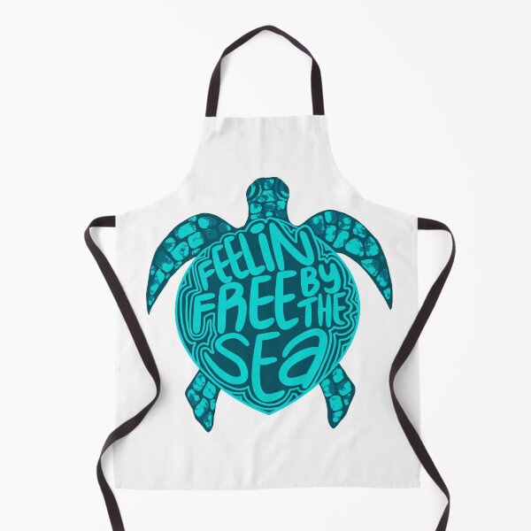 Item preview, Sea turtle - blue aqua designed and sold by FreckleFairyArt.