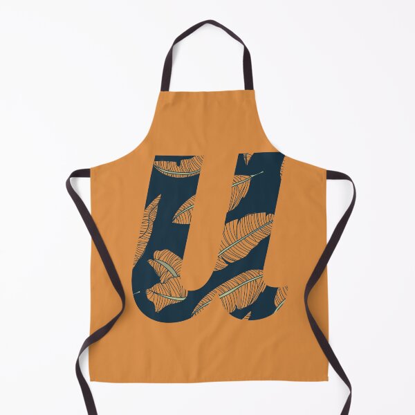 Item preview, Leaf/Feather Pattern Letter U Monogram designed and sold by Gumblebee Design.