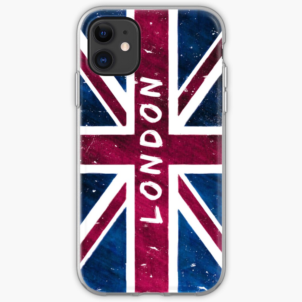 "London British Union Jack Flag" iPhone Case & Cover by marksda1