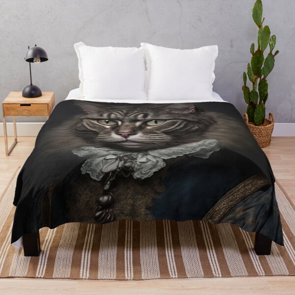 Item preview,  Hyper Realistic Cat Portrait Royal Renaissance Animal –  Photorealism Classic Royal Portrait Of A Cat designed and sold by MadeByRobots.