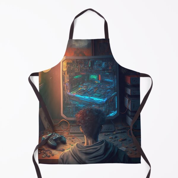 Item preview, gaming technician teen - anime style designed and sold by BIBIHOX.