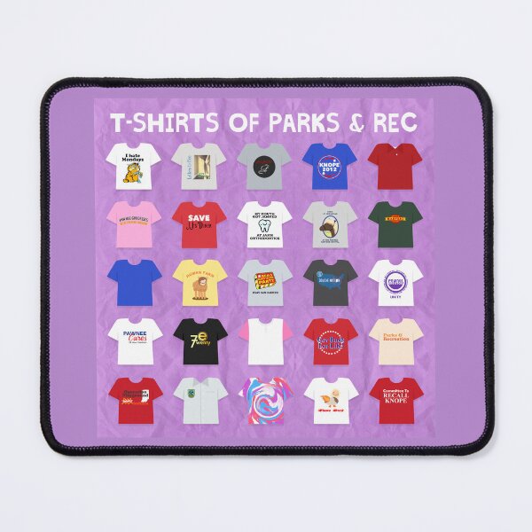 Item preview, Parks and Rec T-shirts Chart designed and sold by cutermelon.