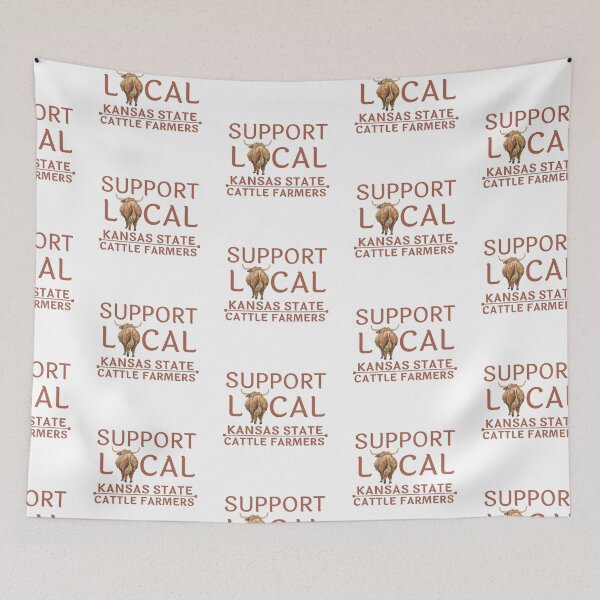 Item preview, Support local Kansas State Cattle Farmers designed and sold by FarmsteadAcers.