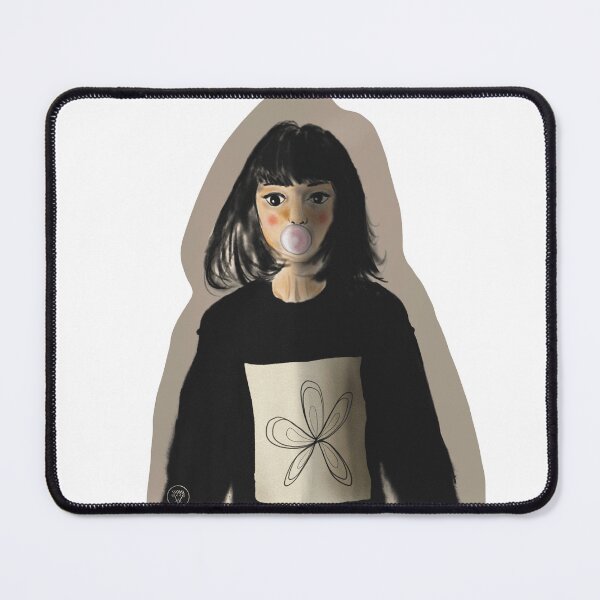 Item preview, Girl with bubble gum designed and sold by GdaySnoopy.