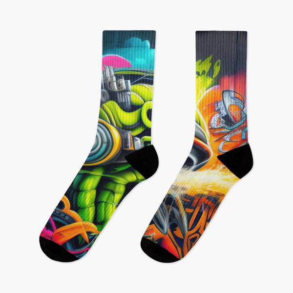 Item preview, Vibrant colorful graffiti masterpiece designed and sold by RK - Shop.