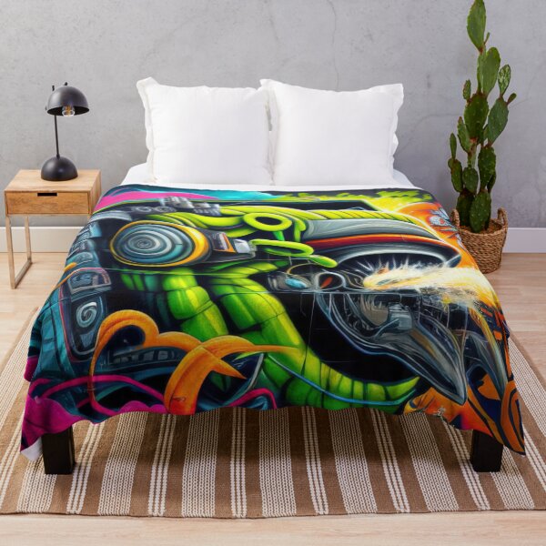Item preview, Vibrant colorful graffiti masterpiece designed and sold by RK - Shop.