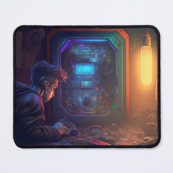 Item preview, gaming technician teen - anime style designed and sold by BIBIHOX.
