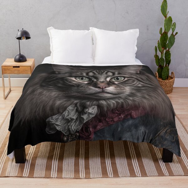 Item preview, Hyper Realistic Cat Portrait Royal Renaissance Animal –  Photorealism Classic Royal Portrait Of A Cat designed and sold by MadeByRobots.