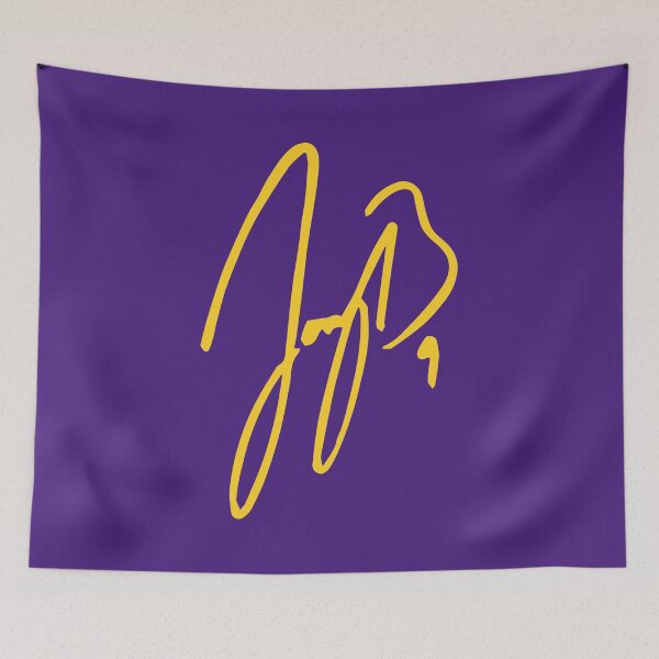 Item preview, Joe B Autograph (gold purple) designed and sold by sarascoprox.