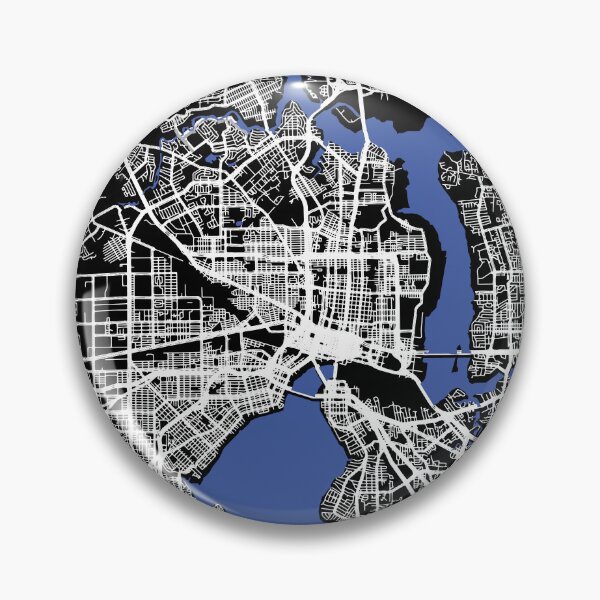Item preview, Jacksonville Florida city map black and white designed and sold by gifts-ideas.