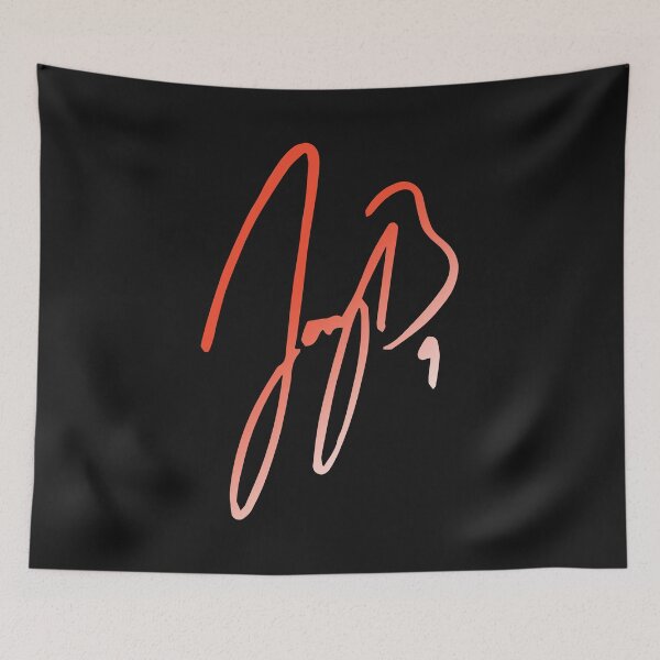 Item preview, Joe B Autograph (Orange white gradient) designed and sold by sarascoprox.