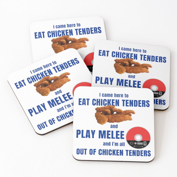 Item preview, Eat Chicken Tenders and Play Melee designed and sold by ssbmjacks.