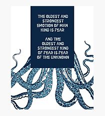 HP Lovecraft Photographic Print