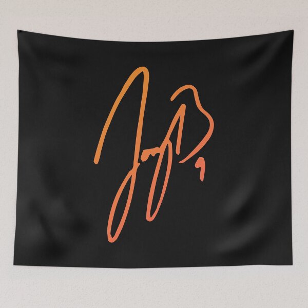 Item preview, Joe B Autograph (Orange gradient) designed and sold by sarascoprox.