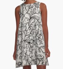 Floral freeform A-Line Dress