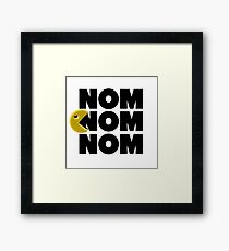Nom Nom Nom Framed Print