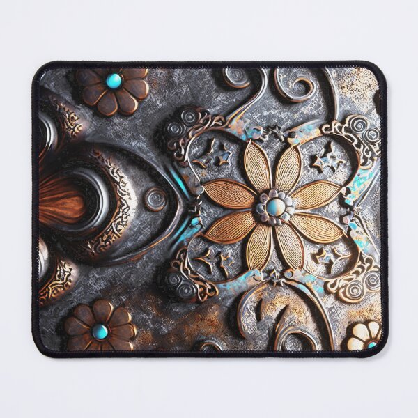 Item preview, Artistic Metallic Floral Design Pattern designed and sold by jrfiiANIMATION.