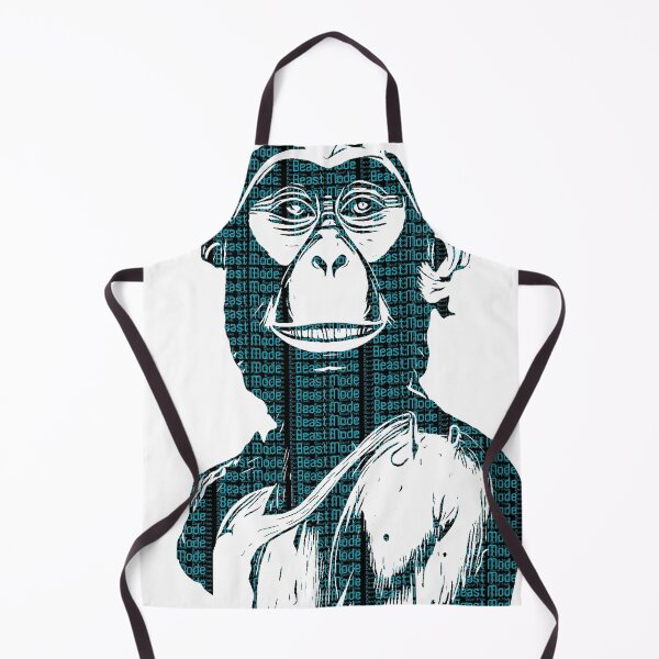 Item preview, Gorilla Ape Typography Beast Mode designed and sold by ShopSunday.