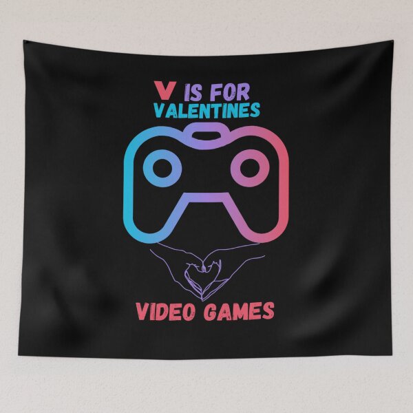 Item preview, Valentines Day Boys Kids Son V Is For Video Games Gamer T-Shirt designed and sold by jounior ⭐⭐⭐⭐⭐.