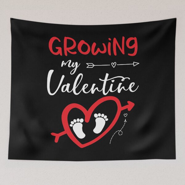 Item preview, Growing My Valentine Baby Announcement Valentine designed and sold by iliasjeff.