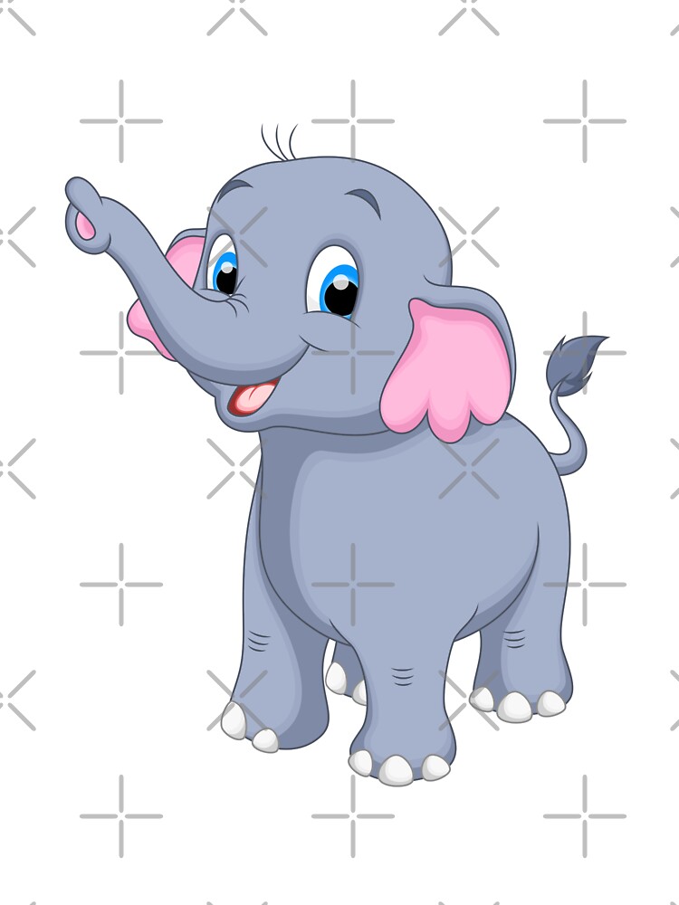  Camiseta para niños for Sale con la obra «Dibujos animados para niños Lindo elefante» de katystore