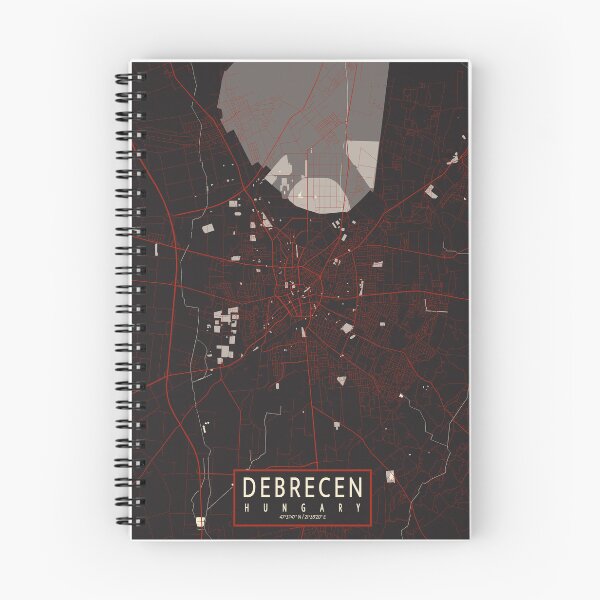 Item preview, Debrecen City Map of Hungary - Vector designed and sold by deMAP.