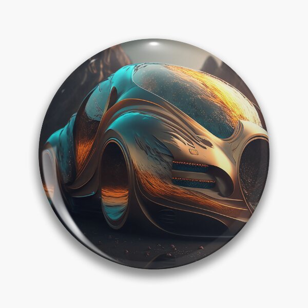 Item preview, futuristic golden supercar designed and sold by BIBIHOX.