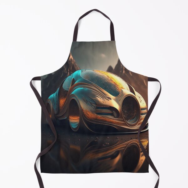 Item preview, futuristic golden supercar designed and sold by BIBIHOX.