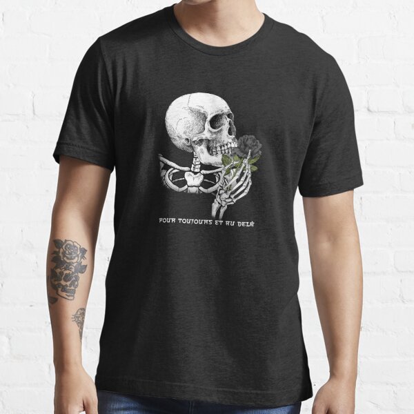 Skeleton holding Brain T-Shirt