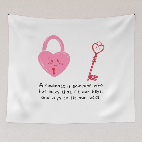 Item preview, A soulmate is someone who has locks that fit our keys, and keys to fit our lock designed and sold by FXR-Designs.