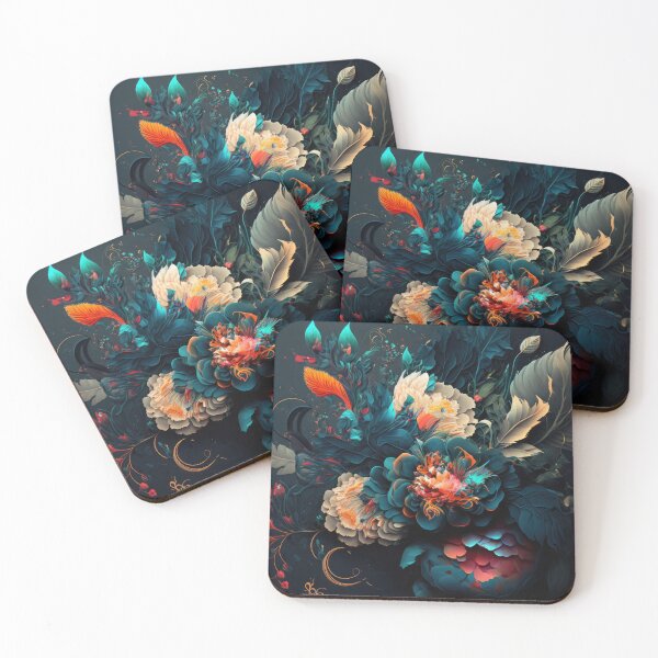 Item preview, Abstract Floral Garden Botanical Print  designed and sold by FloralFancy.