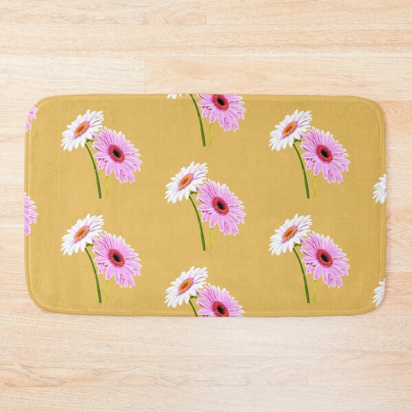 Item preview, White and pink gerbera daisy designed and sold by gramizzia.