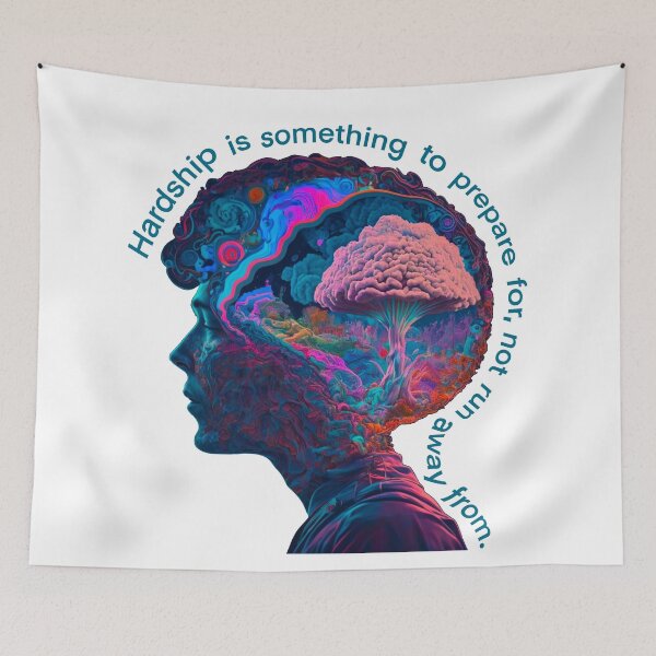 Item preview, Hardship is something to prepare for, not run away from. designed and sold by MichellesMedArt.